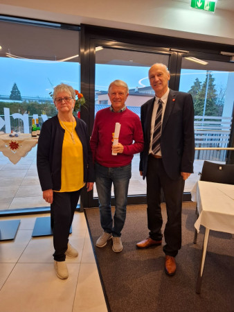 Ehrung für 10 Jahre Mitgliedschaft